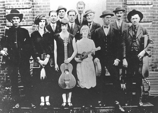 PO-75 Powers Family, Fiddlin' John Carson, members of the Hill-Billies, and others II--Courtesy Joe Wilson